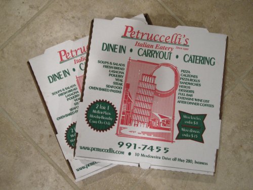 Pizza at Petruccelli's
