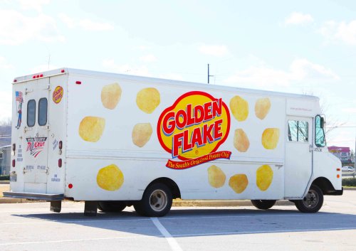 The Golden Flake Truck