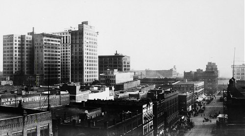 A View of Downtown Birmingham - circa 1916